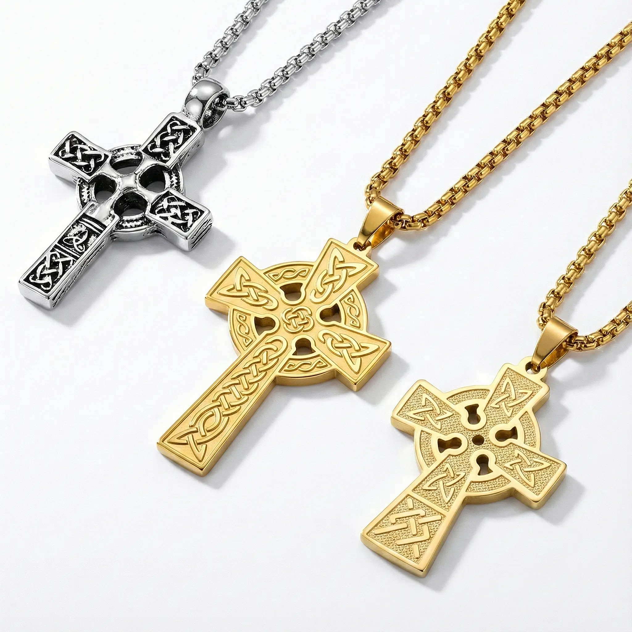 Celtic Cross Necklaces - Irish Heritage | Crystia