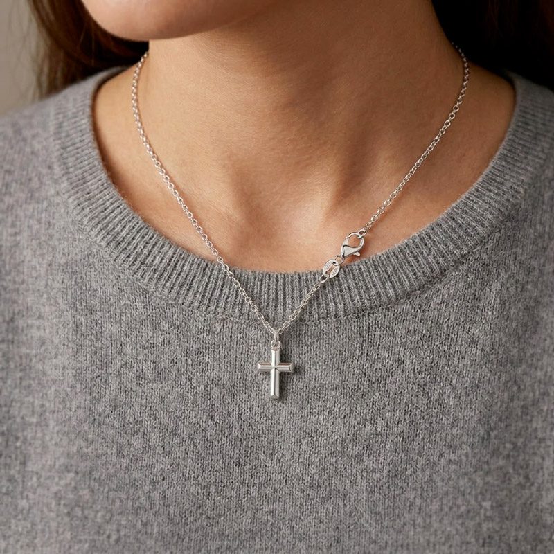chunky silver cross necklace 925 silver sterling for womens chunky silver cross necklace 925 silver sterling for womens