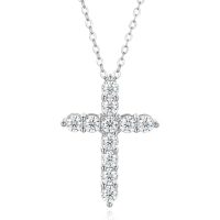 moissanite cross necklace