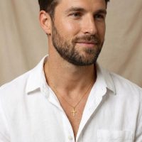 simple gold cross necklace gold plated 14k 925 silver sterling for men