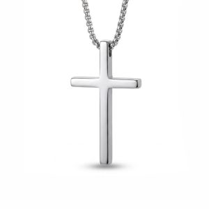 Simple Stainless Cross Necklace – Kalder