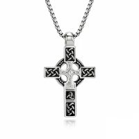 celtic cross necklace mens