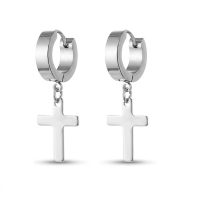 dangling cross earrings for mens