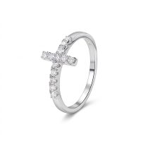 diamond cross rings for women