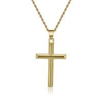 Gold Plated Cross Necklace 18k