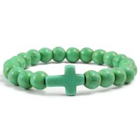 Green Cross Bracelet