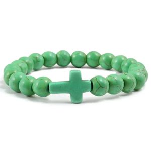Green Cross Bracelet – Kael