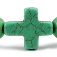 Green Cross Bracelet
