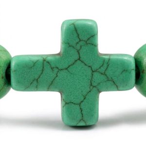 Green Cross Bracelet