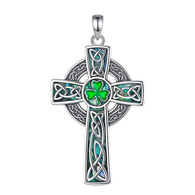 mens irish cross pendant necklace only mens irish cross pendant necklace only