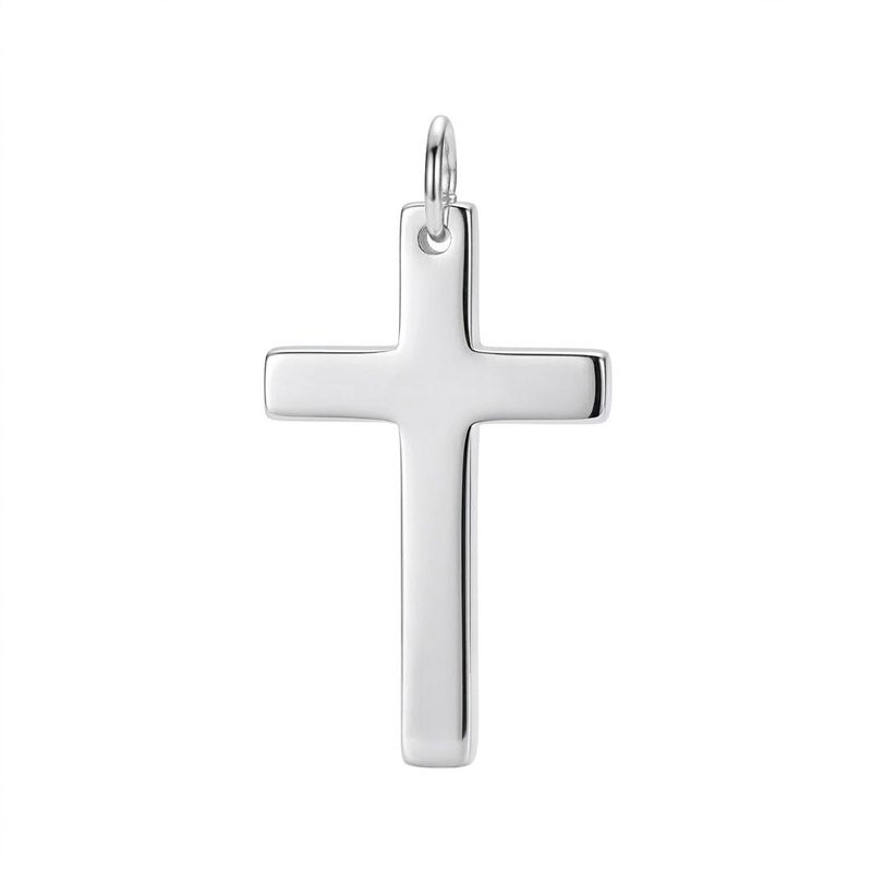 simple silver cross pendant simple silver cross pendant