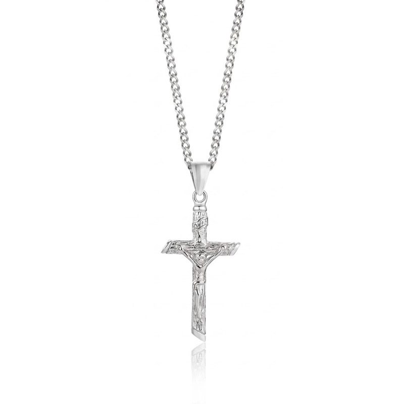 Stainless Steel Crucifix Necklace