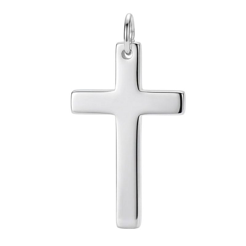 sterling silver cross pendant mens solis