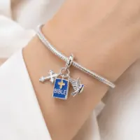 holy bible cross bracelet charm bethel