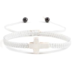 cross bracelet string
