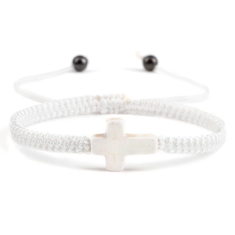 cross bracelet string