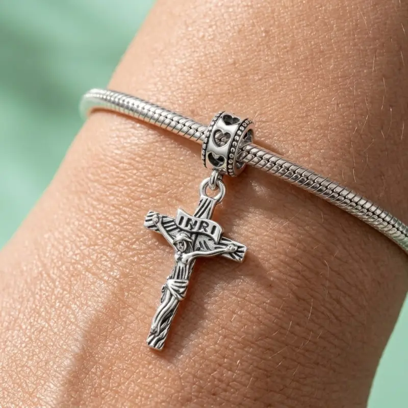 Crucifix Charm for bracelet Crucifix Charm for bracelet