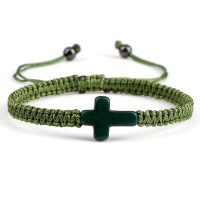 green cross adjustable bracelet noctis