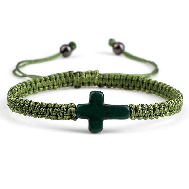 green cross adjustable bracelet noctis