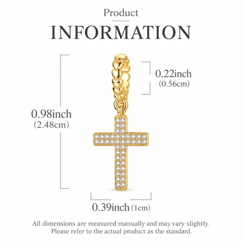 gold diamond cross charm gloria gold diamond cross charm gloria
