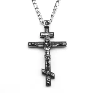 Orthodox Crucifix Necklace – Athos